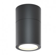 Φωτιστικό Σποτ Οροφής Φ60 Κατεύθυνσης με ντουί GU10 Polycarbonate Ανθρακί IP44